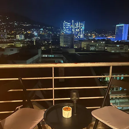 アパート Awesome Panorama Penthouse - Free Parking And Balcony