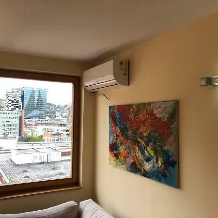아파트 Awesome Panorama Penthouse - Free Parking And Balcony