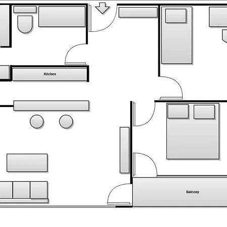 Awesome Panorama Penthouse - Free Parking And Balcony 아파트 *
