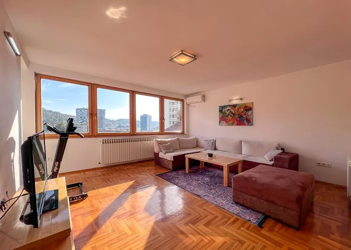 Apartman Awesome Panorama Penthouse - Free Parking And Balcony