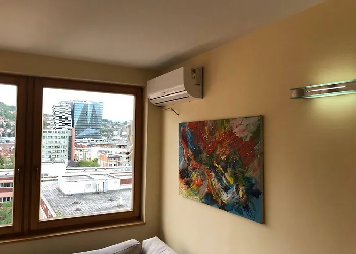 Apartman Awesome Panorama Penthouse - Free Parking And Balcony